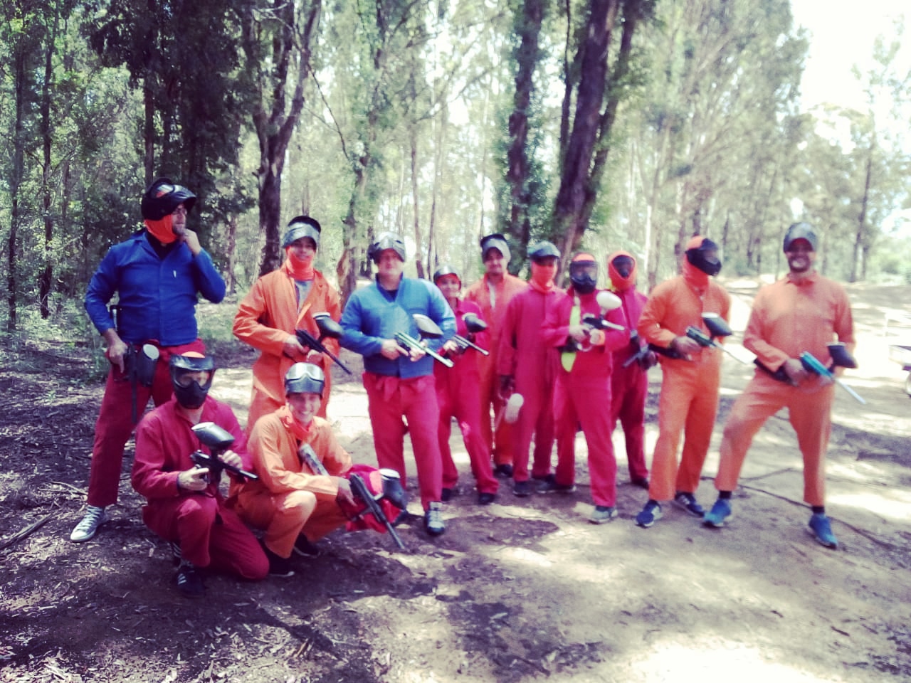 Paintball verfbal mobile paintball field spanbou teambuild teambuilding corporateteambuilding