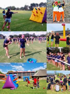 School Team Building Collage